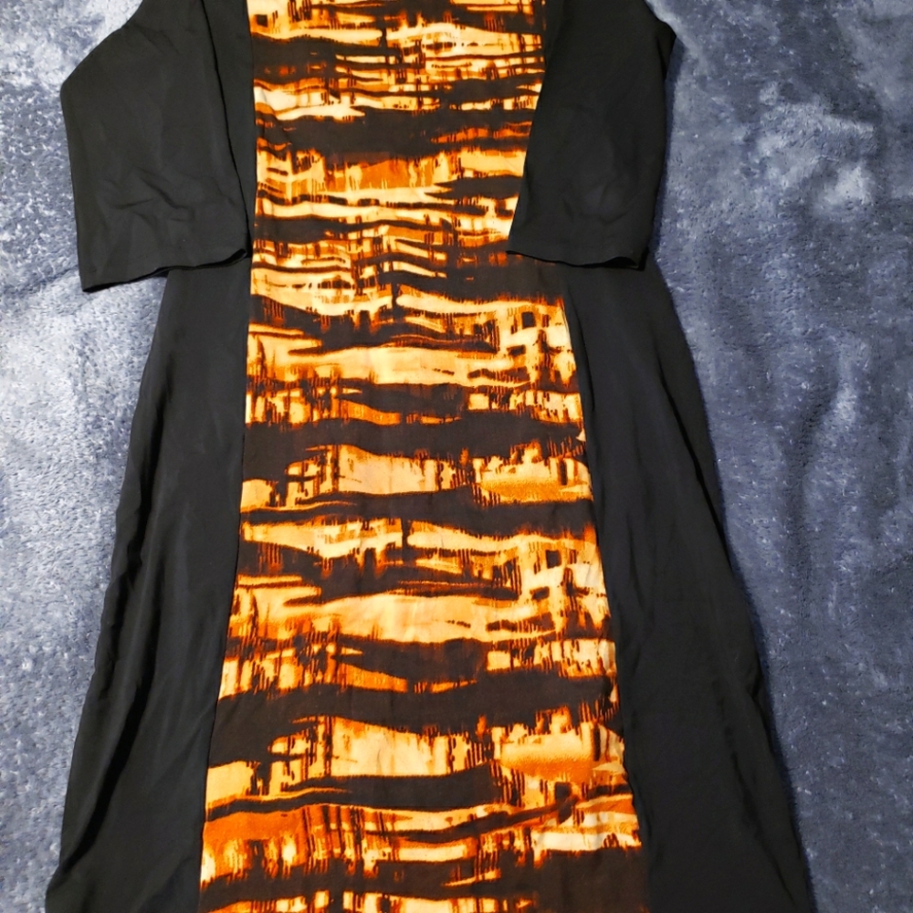 "Shape FX" Dresses (Black/Brown-print, Black/White print)